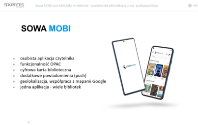 Zdjęcie do &bdquo;Sowa MOBI czyli biblioteka w telefonie&rdquo; &ndash; relacja ze szkolenia