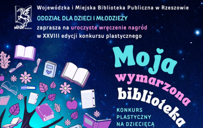 Zdjęcie do Rozstrzygnięcie XXVIII edycji Og&oacute;lnomiejskiego Konkursu Plastycznego&nbsp;&bdquo;Moja wymarzona Biblioteka - konkurs na plastyczny na dziecięcą wizję wymarzonej biblioteki&rdquo;