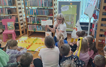 Zdjęcie do &bdquo;Biblioteczne bajanie&rdquo; &ndash; podsumowanie cyklicznych spotkań literacko-plastycznych Klubu Malucha w Filii nr 2