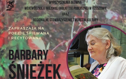 Zdjęcie do Wiecz&oacute;r poetycko-muzyczny Barbary Śnieżek