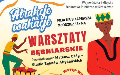 Zdjęcie do Warsztaty bębniarskie dla młodzieży