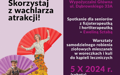 Zdjęcie do Spotkanie z fizjoterapeutką i hortiterapeutką Eweliną Sztabą