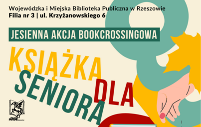 Zdjęcie do Książka dla seniora: jesienna akcja bookcrossingowa