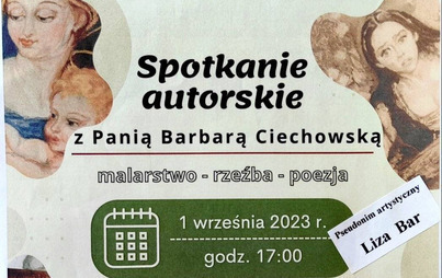 Zdjęcie do Spotkanie autorskie z Barbarą Ciechowską w GBP w Dębowcu