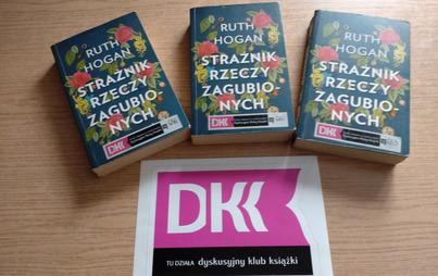 Zdjęcie do Spotkanie DKK w filii w Widełce MiPBP w Kolbuszowej o książce &quot;Strażnik rzeczy zagubionych&quot; Ruth Hogan 