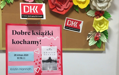 Zdjęcie do Relacja ze spotkania DKK Filia 11 &ndash; Kristin Hannah &bdquo;Zimowy ogr&oacute;d&rdquo;