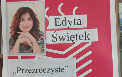 Zdjęcie do Spotkanie DKK w GBP Gminy Leżajsk z siedzibą w Giedlarowej o książce &quot;Przeźroczyste&quot; Edyty Świętek