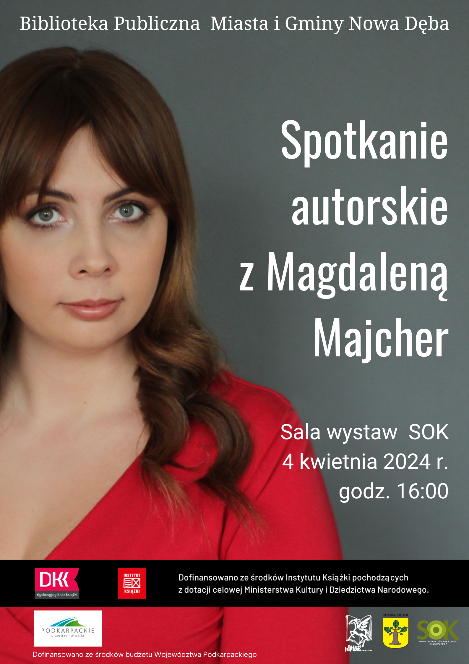 Spotkanie_autorskie_z_Magdaleną_Majcher_-_Nowa_Dęba